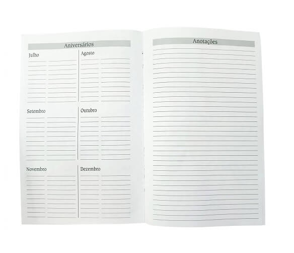 Miolo de agenda permanente - Imagem 5