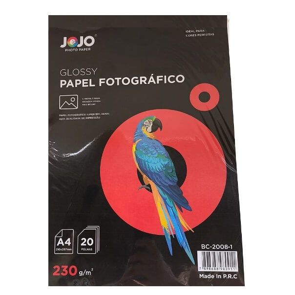 Papel Glossy A-4 230 gramas