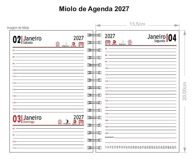 Agenda Wire-o 2027 - Imagem 3