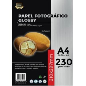 Papel Glossy A-4 230 gramas