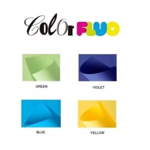 Papel Color Plus Color Fluo 180 gramas
