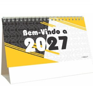 Folhinha de Mesa Espiral 2027