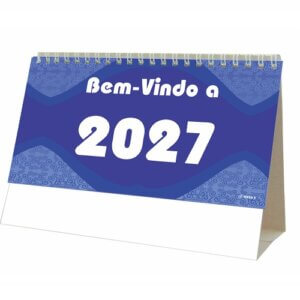 Folhinha de Mesa Wire-o 2027