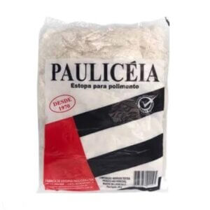 Estopa branca para limpeza e polimento