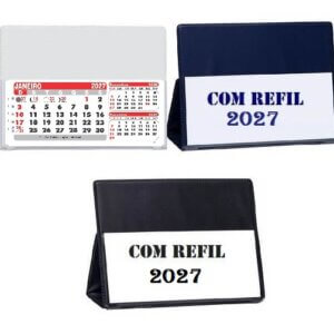 Calendário 2027 de Mesa PVC Grande