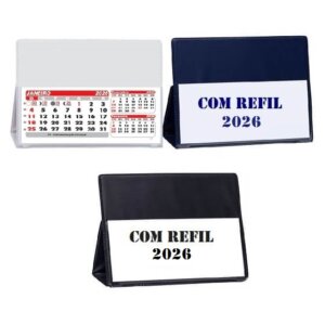 Calendário 2026 de Mesa PVC Grande