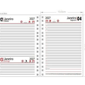 Miolo de agenda com furo 2027