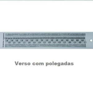 Alternative view of Régua Ferragista Rígida 20 cm em PVC