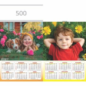 Alternative view of Folhinha de parede Linha 500 Ano 2027