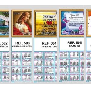 Calendário 2027 de parede Série 500