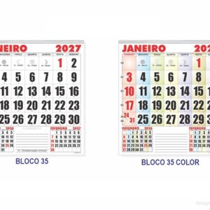 Bloco 2027 para comercial pequena