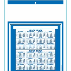 Alternative view of Folhinha Comercial Grande 40 2027