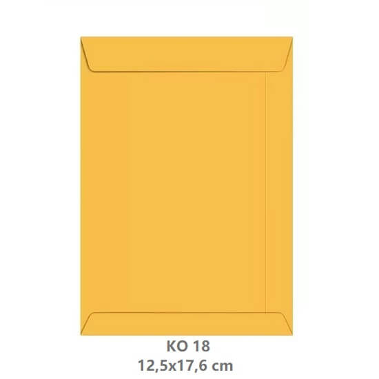 Envelope Saco Ouro 80 Gramas Ko 18 Brindes Diplomata 3575