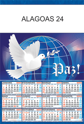 Modelo de calendário 2024