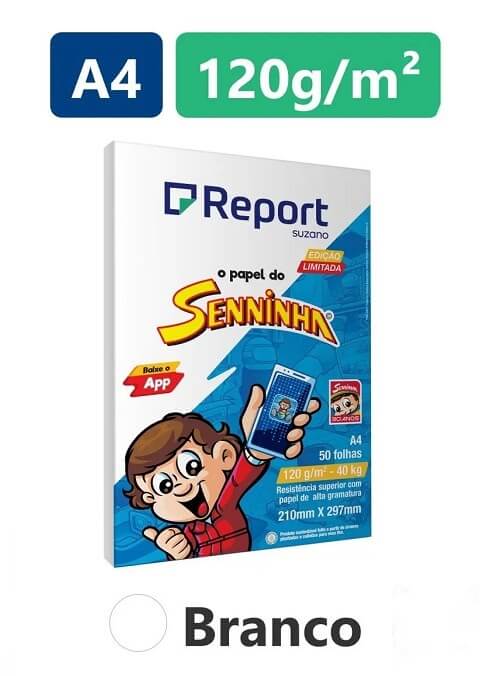Papel sulfite A-4 Senninha Alta gramatura