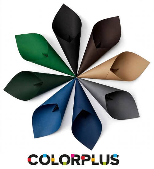 Papel Color Plus 180 gramas cores escuras