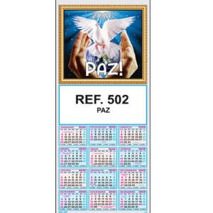 Calendário 2026 de parede Série 500 Aliança