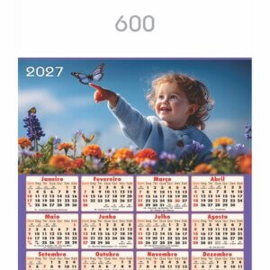 Folhinha Linha 600 Grafiara 2027