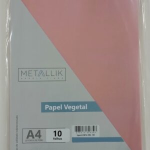 Alternative view of Papel Vegetal Perolado 180 g A4  Metallik